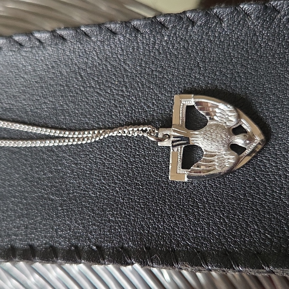 SilverSterling 925 Eagle Pendant Necklace